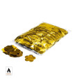 Gold metallic flower confetti