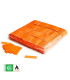 Confeti papel fluor naranja Biodegradable
