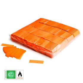 Orange fluorescent paper confetti Biodegradable
