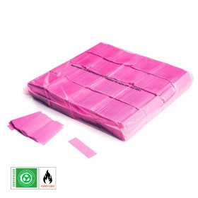 Biodegradable pink fluorescent paper confetti