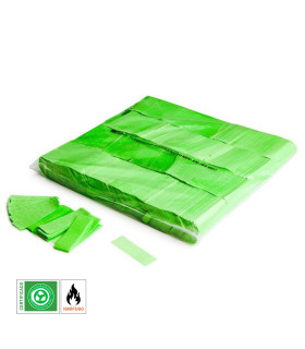 Biodegradable green fluorescent paper confetti