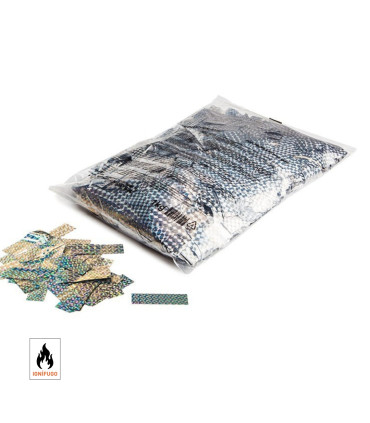 Silver laser metallic confetti