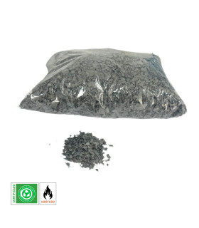 Biodegradable ash-coloured paper confetti