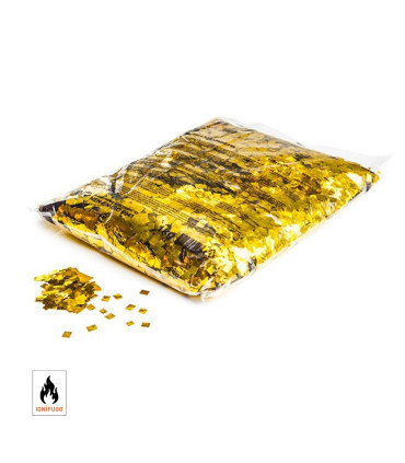 Gold metallic confetti rain