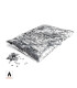 Silver metallic confetti rain