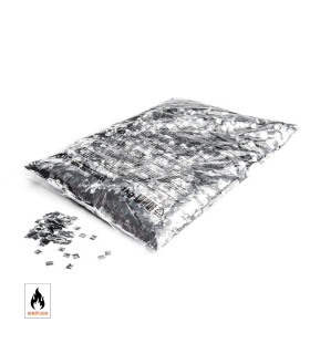 Silver metallic confetti rain