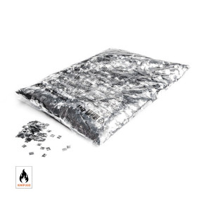 Silver metallic confetti rain