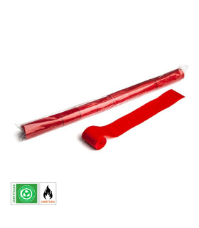 Paper streamer 20 m. x 5cm. red