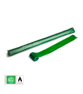 Paper streamer 20 m. x 5cm. green