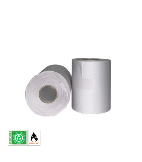 Paper streamer 100 x 10 m. white