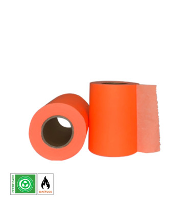 Serpentina papel 100 x 10 m. naranja Biodegradable