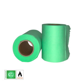 Paper streamer 100 x 10 m. green