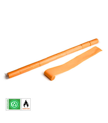 Serpentina papel 10 m. x 5 cm. naranja Biodegradable