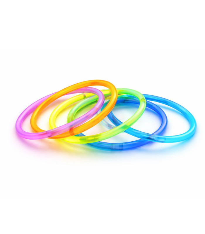 Bars | Fluorescent glow bracelets, 100 units