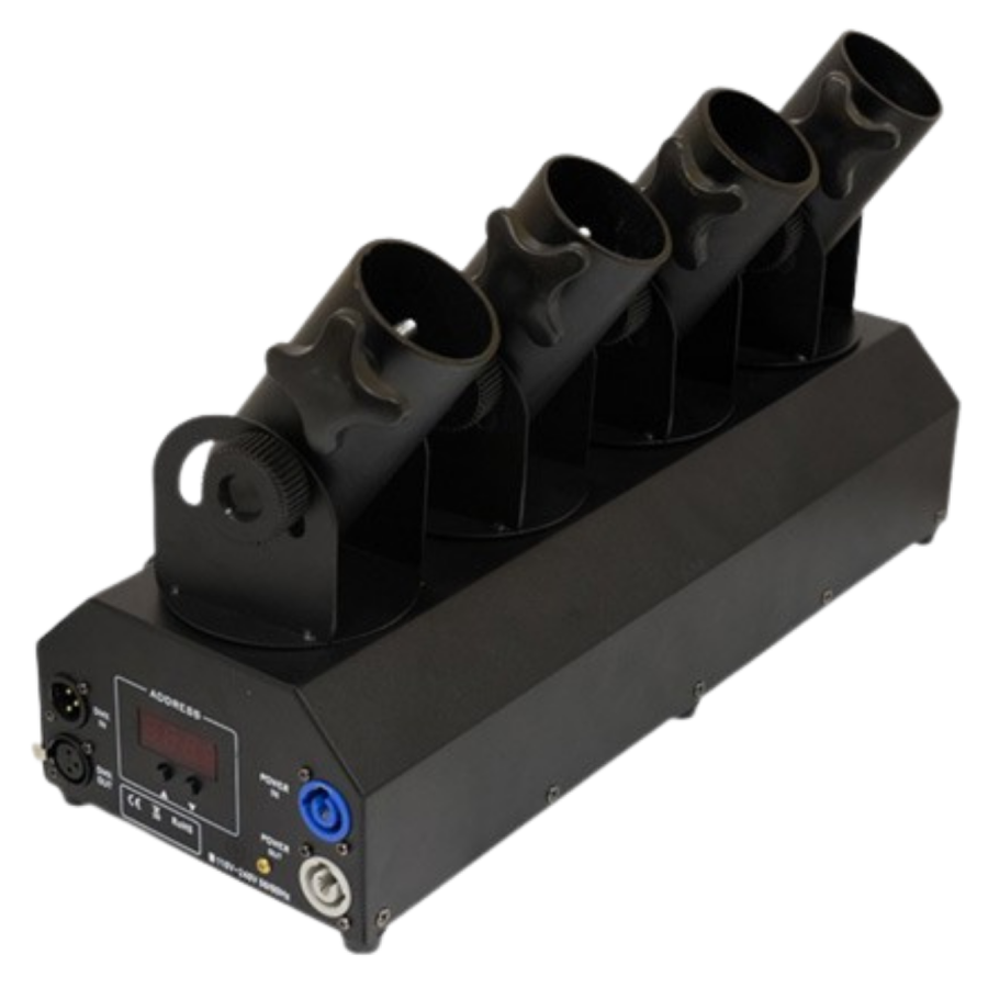 4 Shot Line DMX Digital Launcher Rental