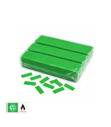 Light Green Biodegradable Rectangular Paper Confetti
