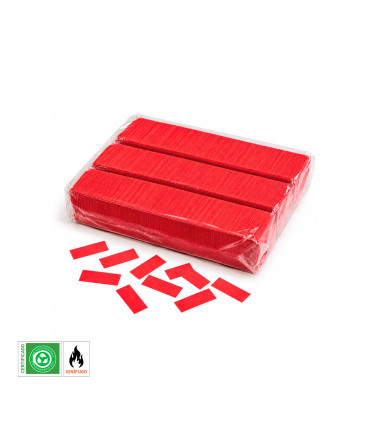 Biodegradable Red Rectangular Paper Confetti