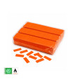Confeti Papel Rectangular Naranja Biodegradable