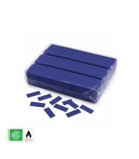 Biodegradable Blue Rectangular Paper Confetti