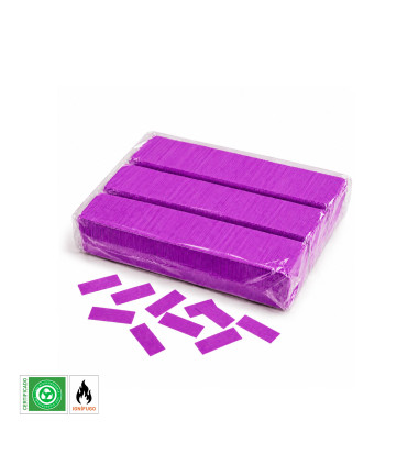 Purple Biodegradable Rectangular Paper Confetti
