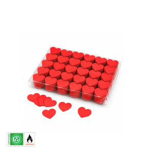 Biodegradable Red Heart Paper Confetti