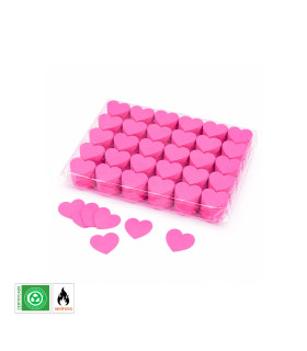 Biodegradable Pink Heart Paper Confetti