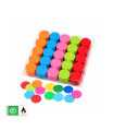 Multicoloured round paper confetti Biodegradable