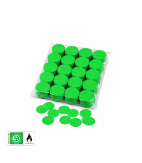 Confeti papel redondo Verde claro Biodegradable