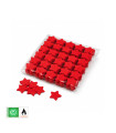 Red Biodegradable Star Confetti Paper