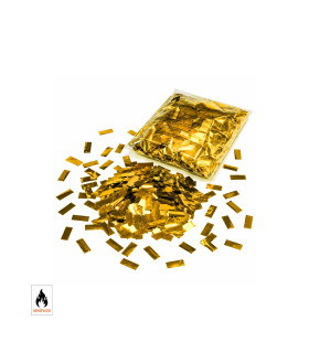 Gold rectangular metallic confetti