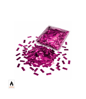 Pink rectangular metallic confetti