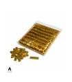 Confeti metalizado laser oro