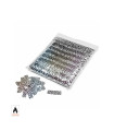 Silver laser metallic confetti