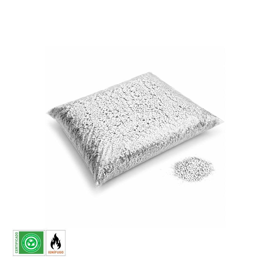 Biodegradable paper snow confetti