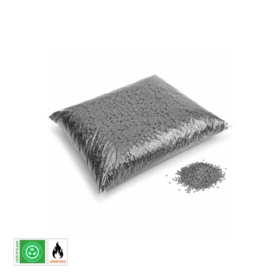 Biodegradable ash-coloured paper confetti