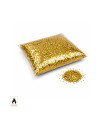Gold metallic confetti rain