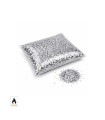 Silver metallic confetti rain