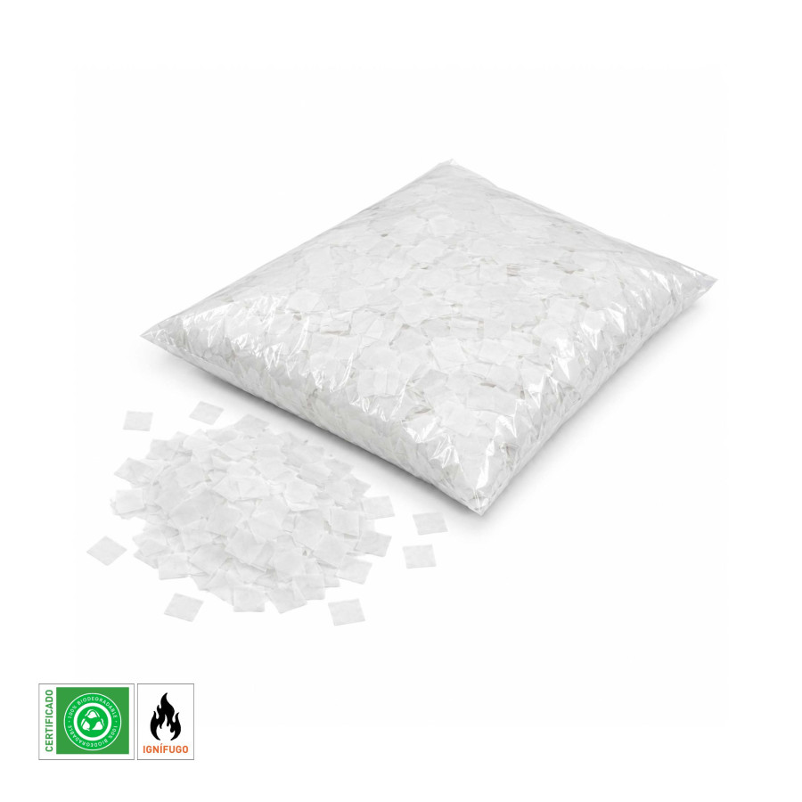 Biodegradable White Water-Soluble Confetti