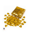 Gold heart metallic confetti