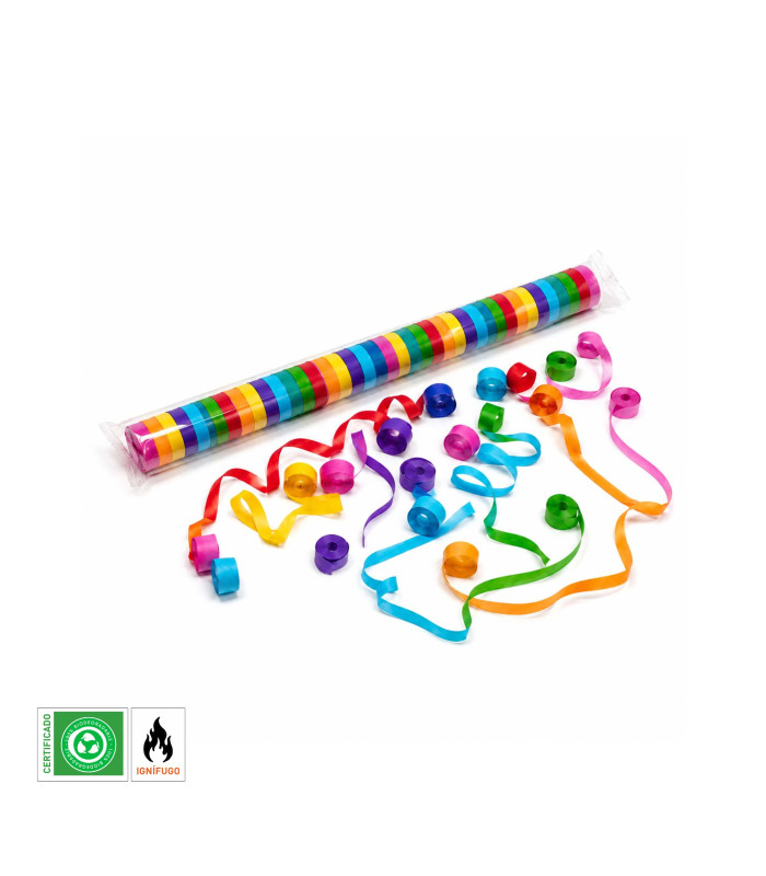 Serpentina papel 5 x 0,85 m. multicolor Biodegradable