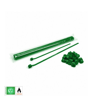 Paper streamer 5 x 0.85 m, green, biodegradable