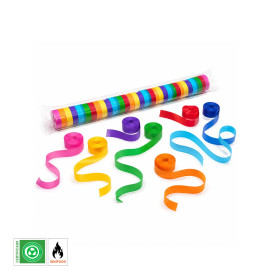 Serpentina papel 10 m. x 1,5 cm. multicolor Biodegradable
