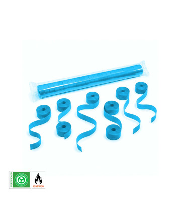 Serpentina papel 10 m. x 1,5 cm. azul claro Biodegradable