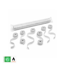 Serpentina papel 10 m. x 1,5 cm. blanca Biodegradable