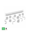 Paper streamer, 10 m x 1.5 cm, white, biodegradable