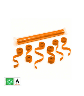Paper streamer 10 m. x 1.5cm. orange