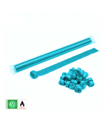 Serpentina papel 10 m. x 5 cm. azul claro Biodegradable