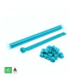 Paper streamer 10 m. x 5cm. light blue
