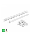 Paper streamer, 10 m x 5 cm, white, biodegradable