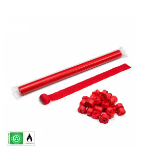 Serpentina papel 10 m. x 5 cm. roja Biodegradable